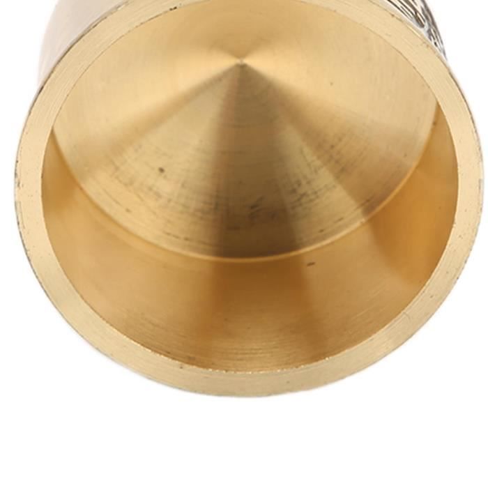 Lot De 4 Gobelets Calice Cuivre Pur – Verres à Cocktail / Vin En Laiton Vintage Pour Fêtes