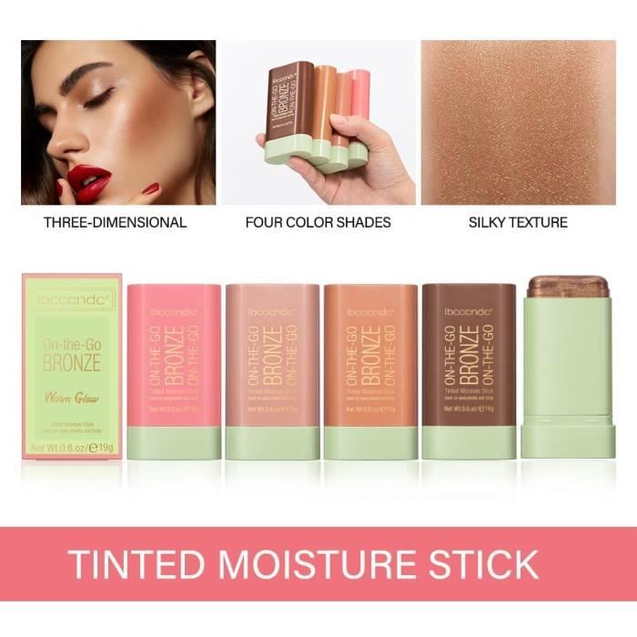 PIXI On-the-Glow Blush - Stick Hydratant Et Lumineux Pour Un Teint Frais