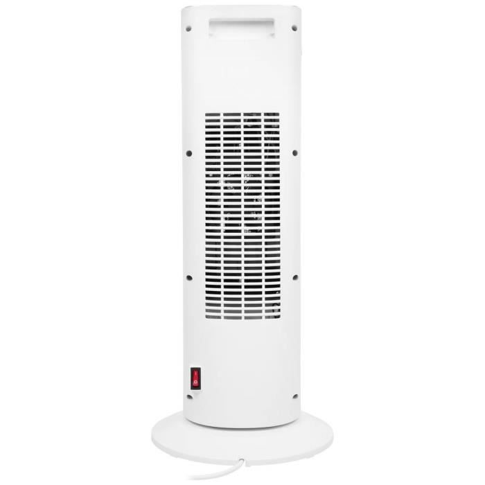 Radiateur Céramique Tristar KA-5075 2000W - Chauffage PTC Mural + Ventilateur, Pièces Jusqu'à 25m², Télécommande & Minuterie