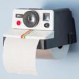 AS11130-Porte Serviette Papier Mural Distributeur Rouleau WC Toilette Style Caméra Mode Original-2