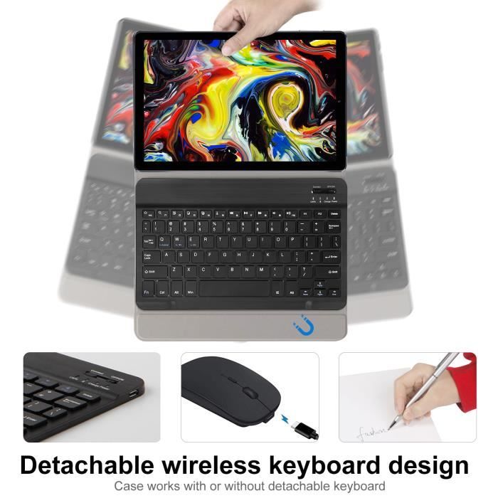 Tablette 2 en 1 DUODUOGO P8-Écran 10.1”Android2