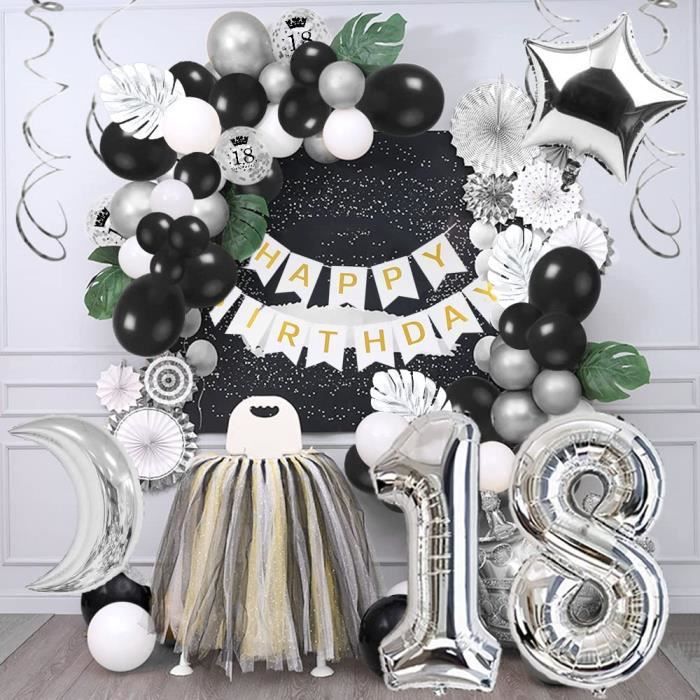 Ballons Funky Cake Joyeux Anniversaire - Thème Hippie, Fournitures Fête 16ème, 13ème