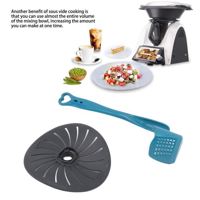 Grattoir de cuisine Spatule rotative Thermomix Outils rotatifs pour  ustensiles alimentaires (noir)