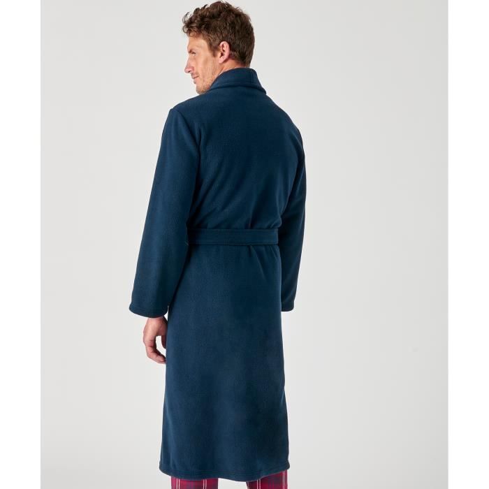 Robe de chambre Damart Robe de chambre en polaire 120 cm Marine Marine Cdiscount Pret a Porter