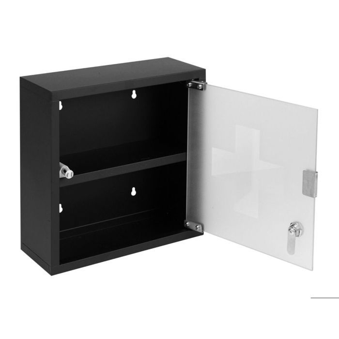 Homgoday Armoire De Pharmacie Noire 30 X 41 X 144,5 Cm En Aggloméré Homgoday Armoire De Pharmacie Noire 30 X 41 X 144,5 Cm En Aggloméré