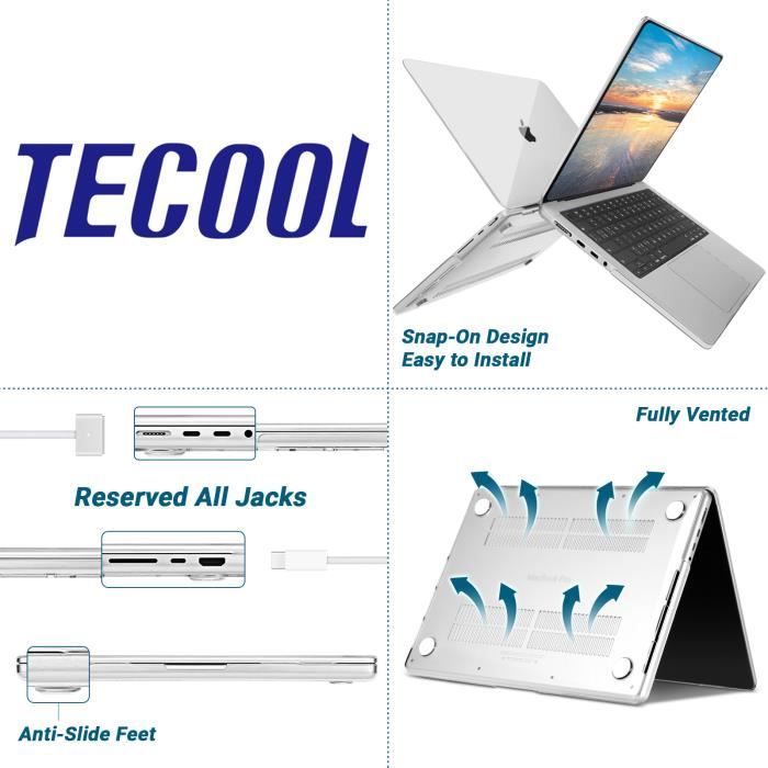 Housse pour ordinateur portable 360 ​​° pour MacBook Pro M2/M1 Pro/Max  A2779 A2442