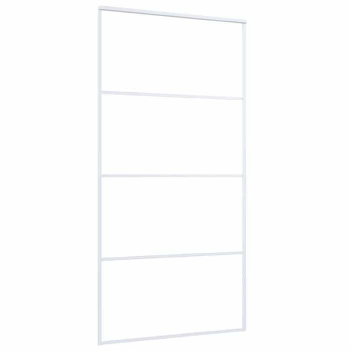 Porte Coulissante Dorée 102,5x205cm – Verre Trempé Dépoli Et Alu