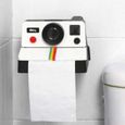 AS11130-Porte Serviette Papier Mural Distributeur Rouleau WC Toilette Style Caméra Mode Original-3