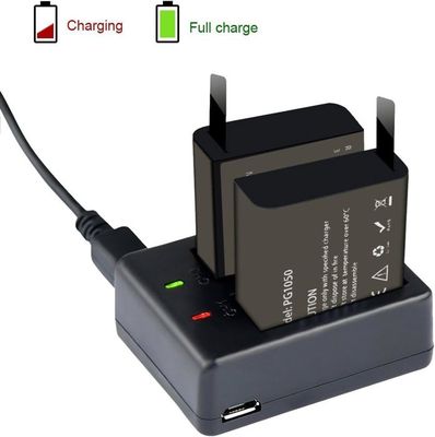 Chargeur USB Pour Batterie Leica BP-DC2 - Compatible Appareil Photo, DSLR, Action Cam | Avec Affichage LED
