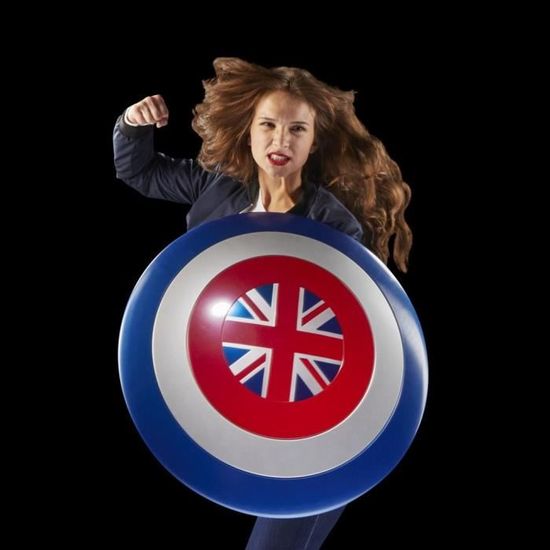Bouclier Captain America 22 - réplique d'accessoires en métal - écran précis