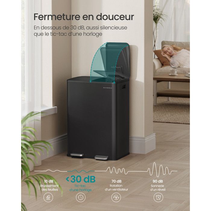 Poubelles de recyclage Recycle pour la cuisine 2 x2