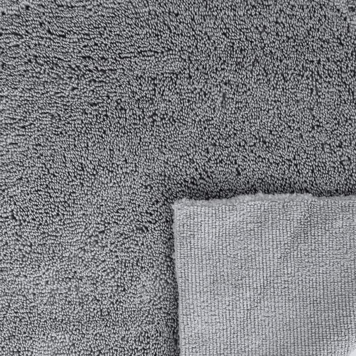 GYEON Q²M PolishWipe EVO - Serviette En Microfibre Double Longueur - Poils Super Absorbants Pour Résidus De Vernis Gras - Design Sans Bords Pour Une Sécurité Sans Rayures - Chiffon De Nettoyage