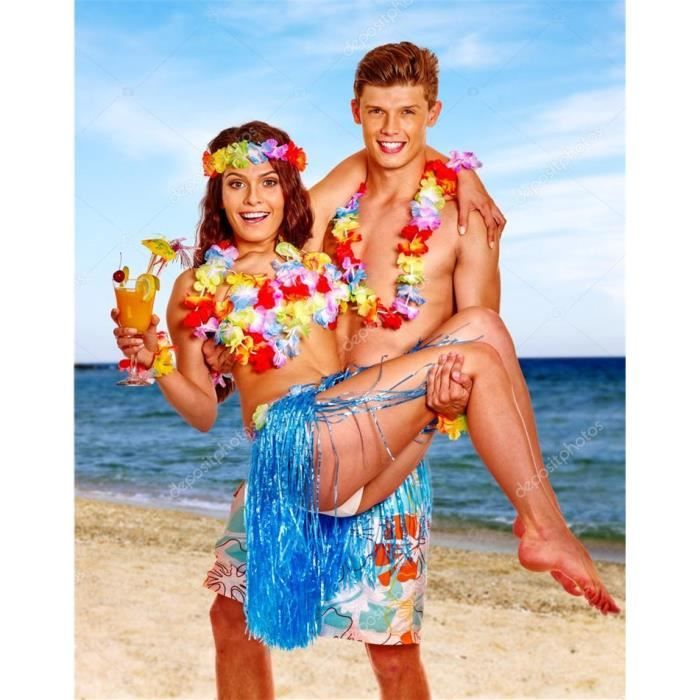 GUIRLANDE DE FLEURS MULTICOLORE 3 M