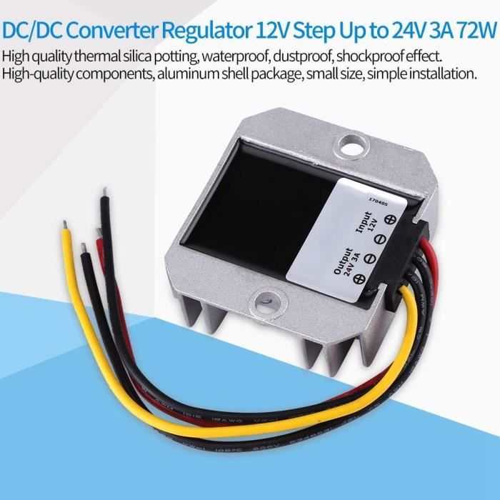 Convertisseur/régulateur De Tension étanche 12V/24V Vers 5V - 5A Max - Module D'alimentation 8-40V DC - Neuf