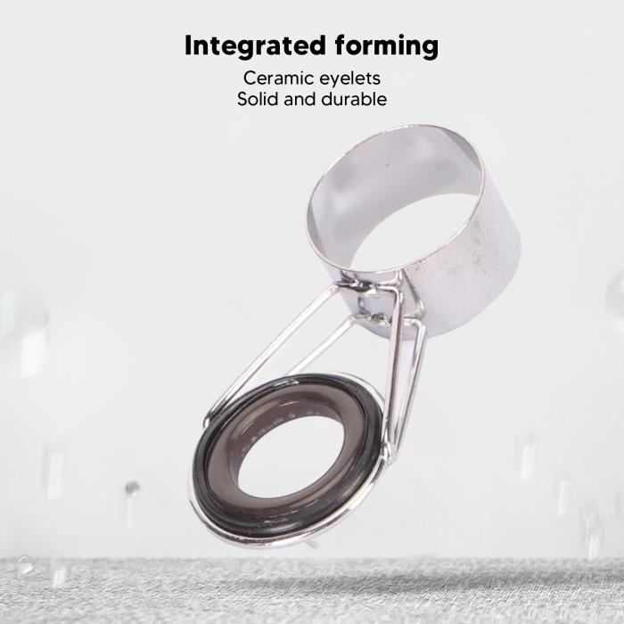 Kit 33 Anneaux Guidage Canne à Pêche - Réparation Télescopique Céramique Inox