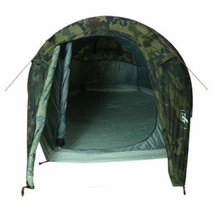 Tente De Pêche / Camping Uhatex Camouflage 2 Places – 190x190 Cm – Polyester Léger
