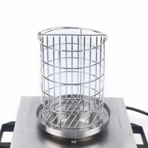 Cilindro In Vetro Borosilicato Per Macchina Scalda Hot Dog – 200x240 Mm, Spessore 5 Mm, Trasparente, Resistente Al Calore