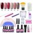 Kit Manucure Vernis Semi Permanent 6 Colors Nail Lampe Sèche Ongle Uvled 36w Gel Polish Nail Art Outilstopcoat Basecoat Pour Ongle