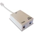 Filtri ADSL RJ11 Hamlet – Confezione Da 2 Pezzi Per ADSL E ADSL2+