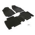 J&J AUTOMOTIVE | Tapis De Sol 3D Caoutchouc Premium 5 Pièces Pour Toyota RAV4 XA50 Hybrid Depuis 2018 – Bord Haut, Antidérapant, Toutes Saisons