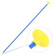 6 pièces enfants créatifs ventouse flèches pour tir à l'arc arc jeunesse sports de plein air jeu de tir jouet HB057-0