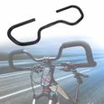 Sonew Guidon de vélo Accessoire de vélo de guidon de papillon tordu de vélo de montagne d'alliage d'aluminium réglable-0