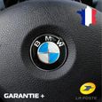 Embleme logo de volant 45mm bmw BLEU CARBONE Stock en France-0