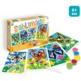 Kit Sablimage - Papillons - SENTOSPHERE - 4 tableaux - Vert - Mixte - Enfant - A partir de 6 ans - Multicolore-0
