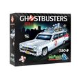Puzzle 3D Ghostbusters ECTO-1 - WREBBIT - 280 pièces - Véhicules et engins-0