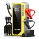 BRAND Booster Batterie Voiture 16800mAh 4500A, 12V Jump Starter Portable pour 10L Essence & 9L Diesel, Power Bank avec Lampe LED, USB-C