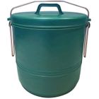 ALUMINIUM ET PLASTIQUE Poubelle de 16L Verte