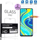 HOOXSPEED [2 PC] Protecteur d'écran Xiaomi Redmi Note 9 Verre Trempé Film de Protection Vitre Tactile Anti-poussiere sans Bulle