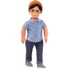 Poupée classique 46cm Franco - Our Generation - Garçon - Yeux marron - Cheveux bruns - Peau claire