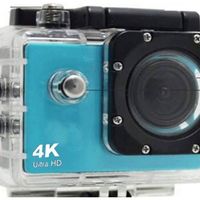 KLACK Caméra d'action  4K Bleu (4K Ultra HD - Wi-Fi)