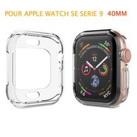 Coque de protection souple en silicone transparent pour Apple Watch SE SERIE 9 40MM - FAMILIASHOP