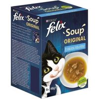 FELIX - LOT DE 5 - FELIX - Soupe Sélection De Poissons - boite de 6