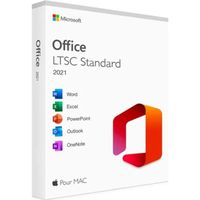 Microsoft Office 2021 LTSC Standard pour Mac - Clé licence à télécharger