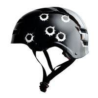 Casque de skate et de vélo - Skullcap by Capital Sports - coque intérieure absorbant les chocs - Taille M - Noir