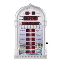 TMISHION horloge murale automatique islamique EU Plug Islamique Automatique Horloge Murale Alarme Prière Musulmane Ramadan Cadeau