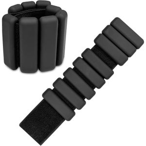 2 Poids De Poignet/cheville Réglables 2 Lb - En Silicone, Pour Jogging, Yoga, Fitness