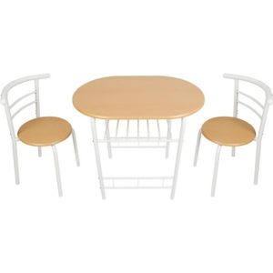TABLE À MANGER COMPLÈTE Ensemble de Table Et 2 X Chaises - Yagewa - Modern