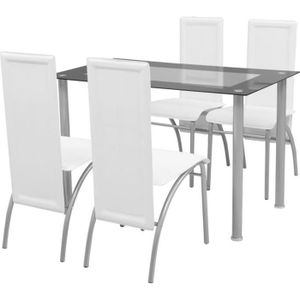 TABLE À MANGER COMPLÈTE Ensemble de table et chaises de salle à manger con