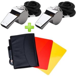 Kit d/'arbitre cartes disciplinaires stylo à bille MyReferee Kit d/'arbitre avec mini ballon de football avec cartes de jeu Schiri