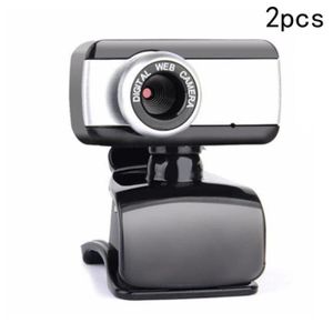 WEBCAM 2pcs Webcam avec Zoom HD 480P, caméra USB 2.0 + Mi