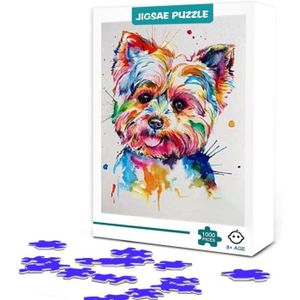 PUZZLE Puzzle Friends 1000 Pièces Chien Coloré Puzzle Puz