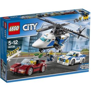 ASSEMBLAGE CONSTRUCTION LEGO® City 60138 La Course en Hélicoptère
