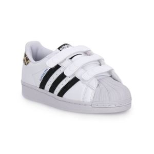 BASKET Chaussures enfant ADIDAS Superstar CF C Blanc - Cu