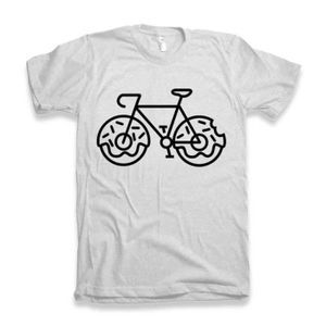 T-SHIRT Homme Tee-Shirt Bicycle Donuts Simpson T-Shirt Vintage