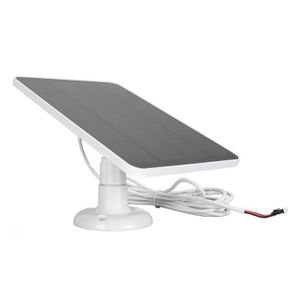 SONNETTE - CARILLON Qiilu chargeur de panneau solaire pour sonnette vidéo Chargeur de caméra à panneau solaire 10W, sonnette informatique peripherique