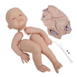 POUPÉE Dream-Reborn Baby Doll 22 pouces réaliste vinyle doux sourire belle kits de poupée Reborn non peints avec des yeux vrai look bricol